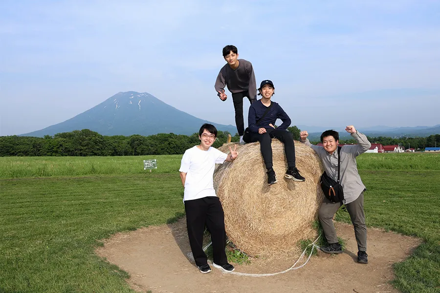修学旅行：北海道ファームステイにて
