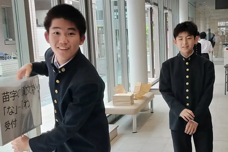 学校説明会の準備・設営の様子