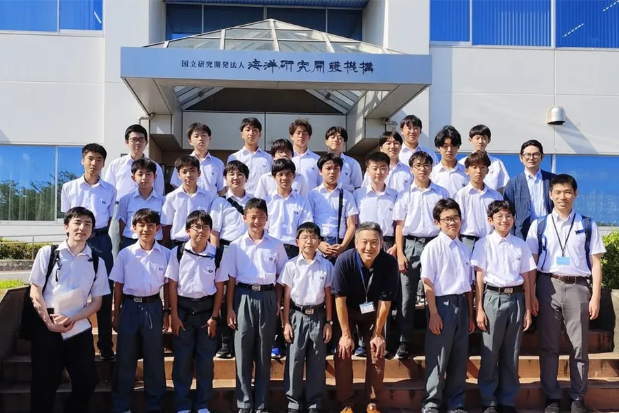 JAMSTEC（海洋研究開発機構）訪問時の様子