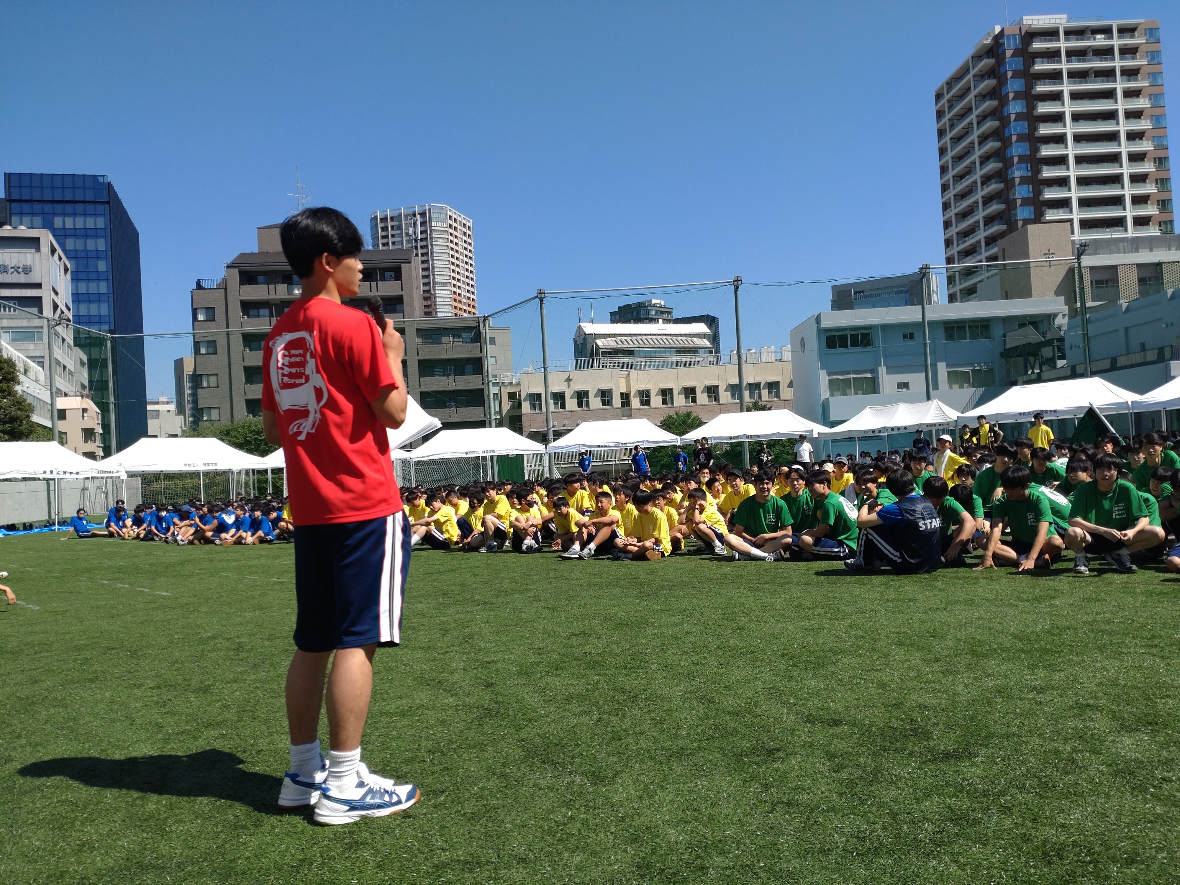 泥まみれ、笑顔まみれ～暁星運動会