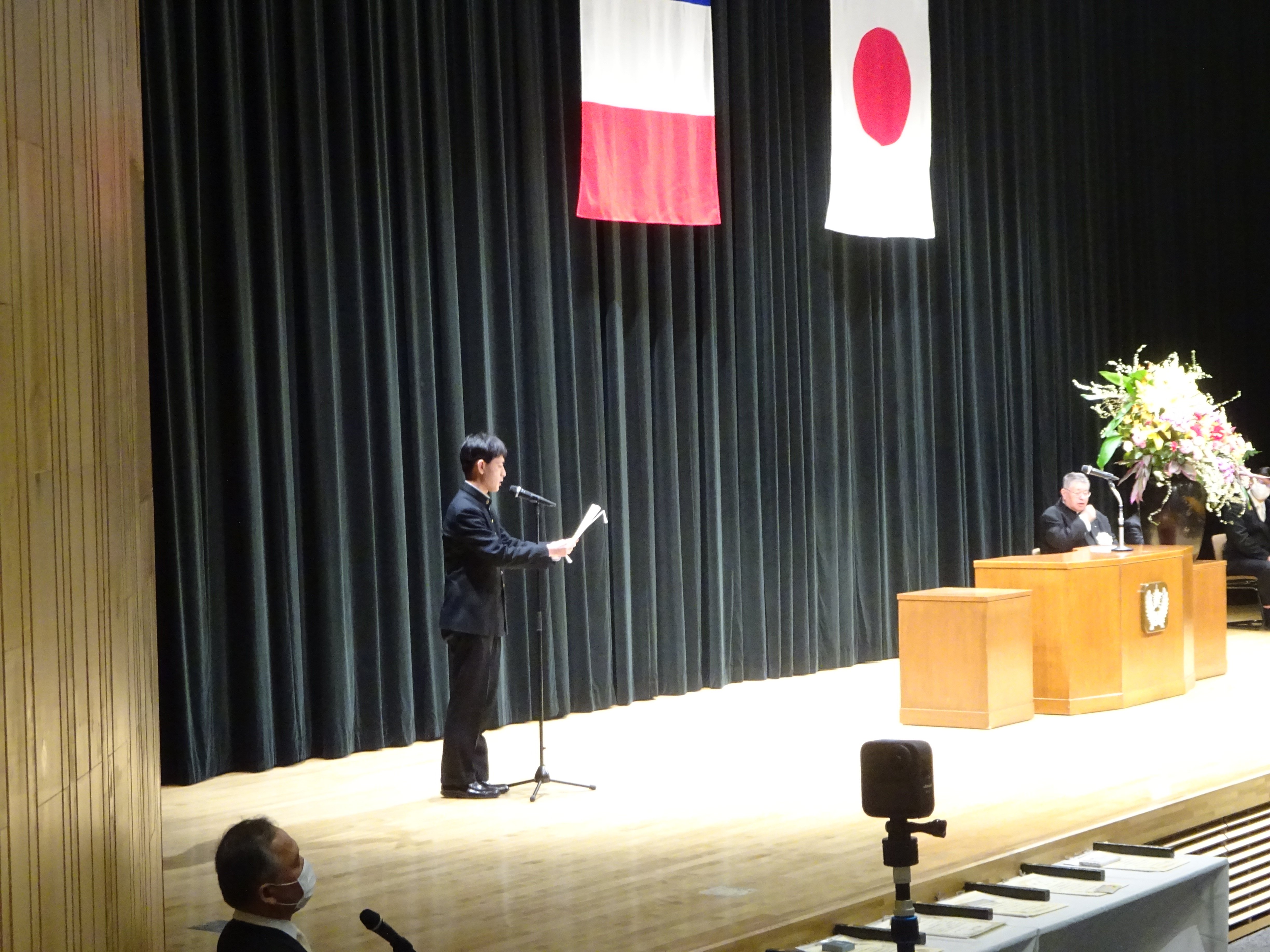 卒業式の送辞を経験して(高2)