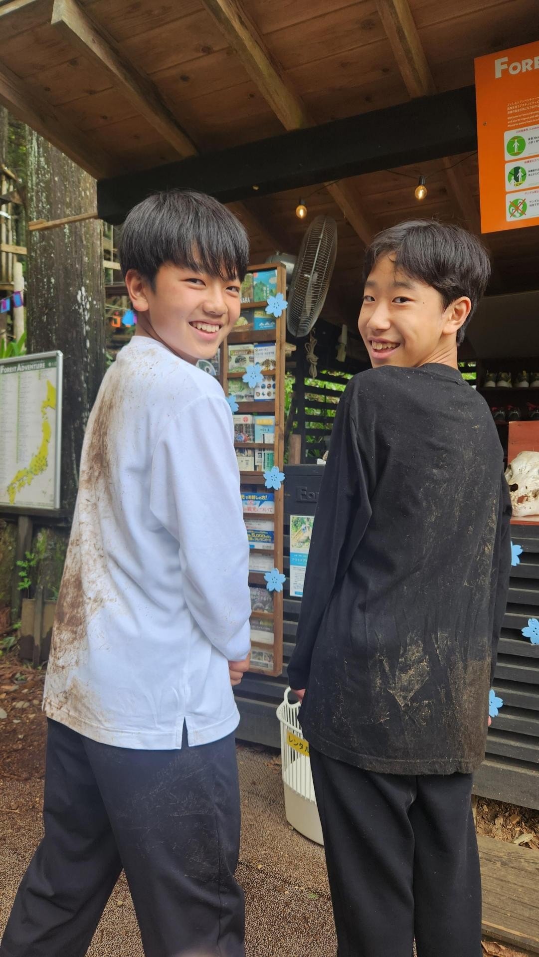 校外活動　自然の中で（中2）
