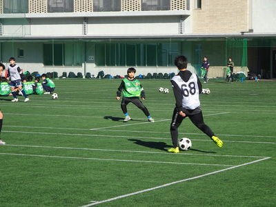 受験生サッカー部部活体験