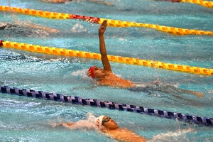 水泳部中3篠原将人君が中学校全国大会で準優勝！